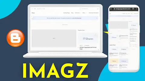 iMagz premium blogger template free download 