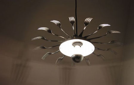 How to Recycle: Creative Recycled Chandeliers