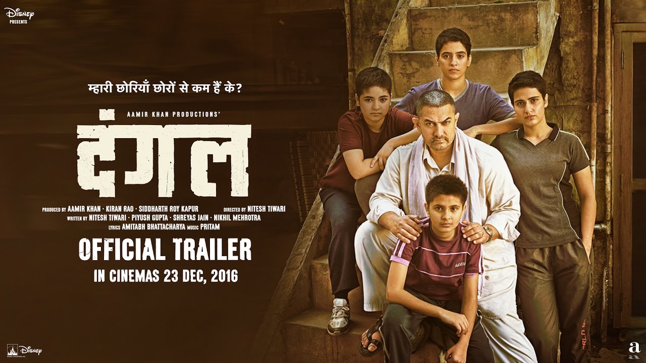 10. Dangal It is considered among the action dramas in Bollywood, and it is a co-production between Walt Disney and superstar Aamir Khan. The movie revolves around the story of a farmer and wrestler named Mahavir Singh Bahjat, who has two daughters who ferociously beat two boys to defend themselves until their father discovered the talent of fighting and began training them.