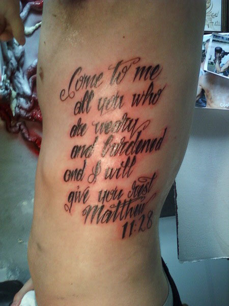 Scripture Tattoos