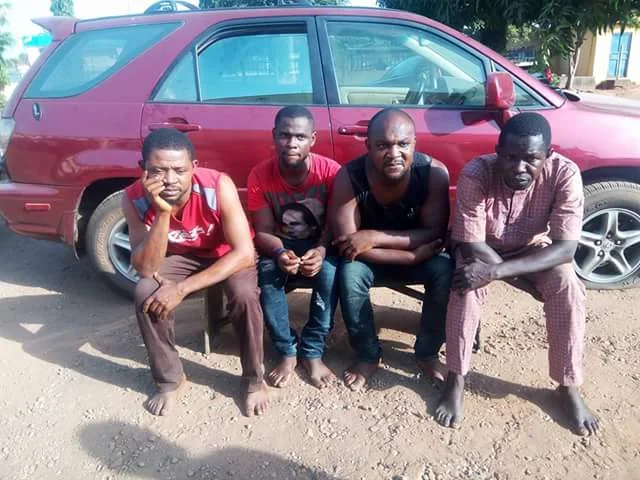 Member of car-snatching syndicate arrested in Benue revealed one of their victims was having sex with a woman inside his Toyota Highlander SUV