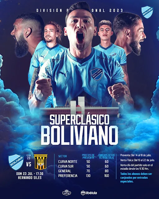 Venta de Entradas Bolivar vs The Strongest