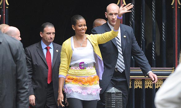 michelle obama fashion. Stunner: Michelle Obama