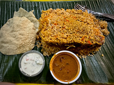 Brinda's, chicken briyani