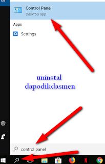 cara uninstal dapodik dapodikdasmen