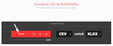 Convert CSV to Excel Online