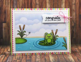 Sunny Studio Stamps: Froggy Friends Customer Card Share by Stacey's Creative Corner