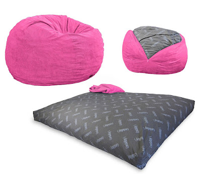 CordaRoys Beanbag Chair Converts From a Chair To a Standard Fullsize Bed