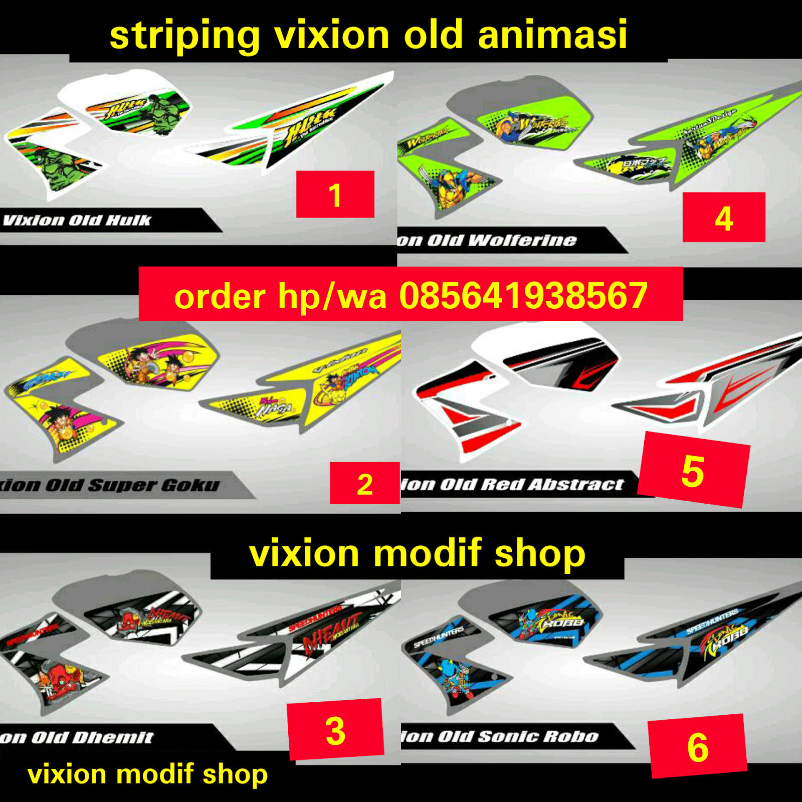 103 Modif Striping Vixion Lama Modifikasi Motor Vixion Terbaru