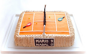 Torta teniško igrišče - tennis court cake