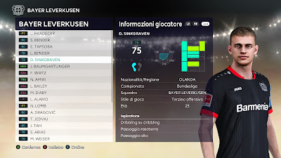 PES 2021 Faces Daley Sinkgraven