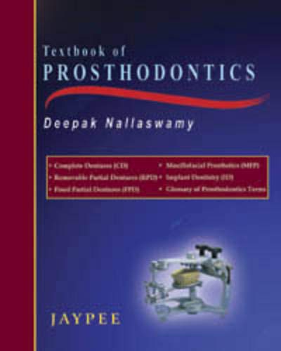 Textbook of Prosthodontics by Nallaswamy cover