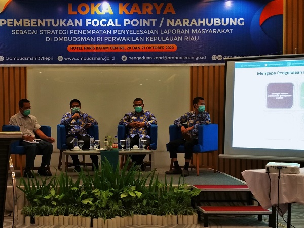 Ombudsman Kepri Gelar Lokakarya Pembentukan Narahubung