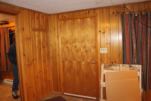 Door to outside downstairs
