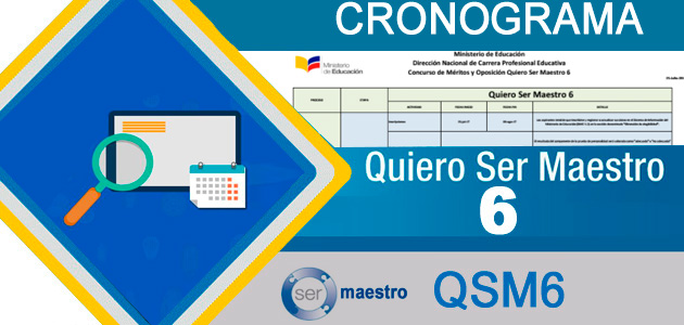  cronograma quiero ser maestro 6