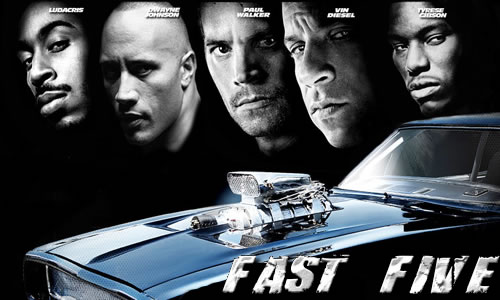 the fast five cars. fast five cars from the movie.