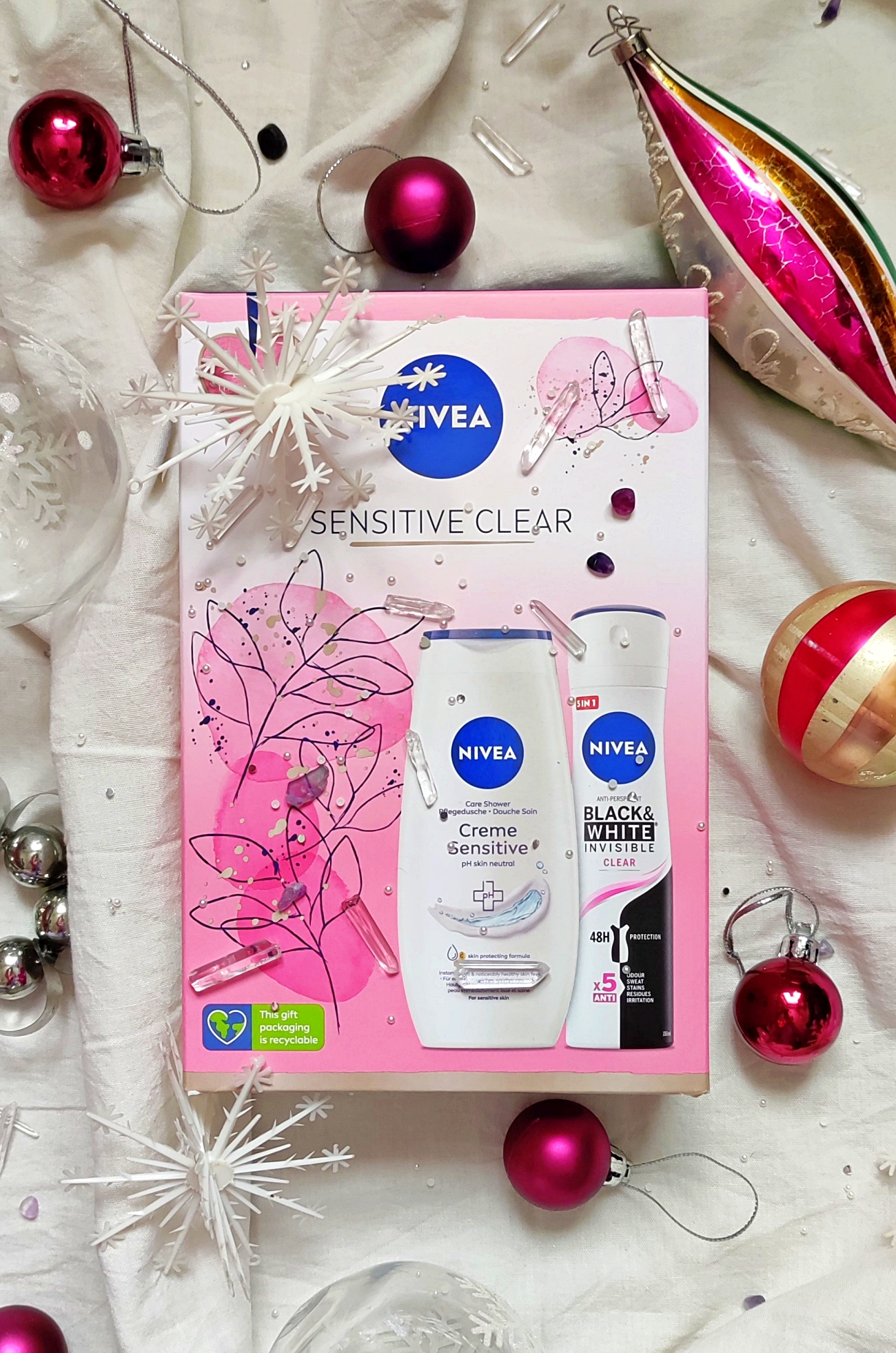 Nivea Sensitive Clear darčeková kazeta pre ženy