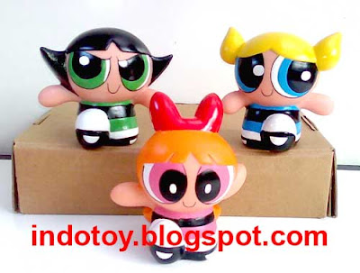 Jual PowerPuff Girls Celengan Figure