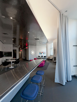 Fitness Center and Entertainment Space Interior by Della Valle Bernheimer