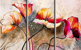 pinturas-abstractos-modernos-con-flores abstractos-modernos-con-flores