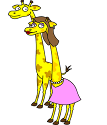 cartoon giraffe