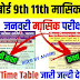 Bihar Board 9th and 11th Monthly Exam Date 2024: बिहार बोर्ड ने जारी किया 9वीं 11वीं जनवरी का मासिक परीक्षा का एग्जाम डेट हुआ यहां से डाउनलोड करें पीडीएफ