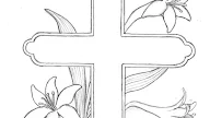 free coloring page cross Free printable cross coloring pages for kids