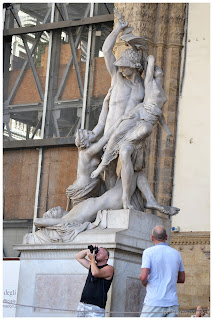 Loggia dei Lanzi - Florencja - Włochy - Porwanie Poliksene