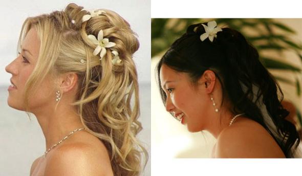 wedding hairstyles half up