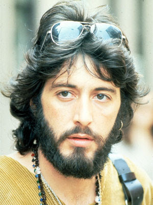 Al Pacino 1973publicity still for Serpico Two actors separated by 37 years 