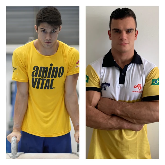 Arthur Nory e Caio Souza iniciam maratona em busca de vaga olímpica na ginástica artística