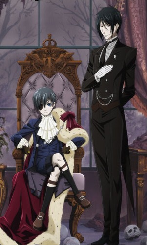 Ciel lives in a manor with a number of attendants most notably a butler of