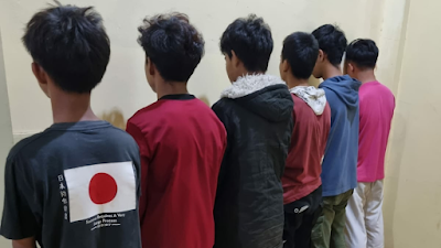 Hendak Tawuran 6 remaja Diamankan Unit Reskrim Polsek Cilegon