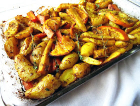 Roasted Root Vegetables with Garlic, Mustard and Orange