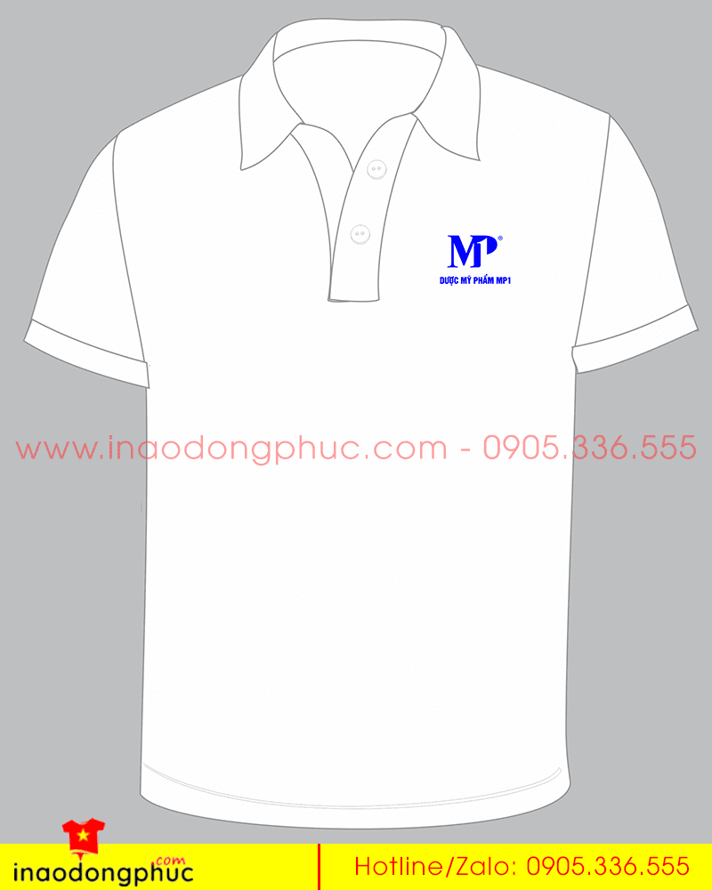In áo phông Công ty Dược mỹ phẩm MP1