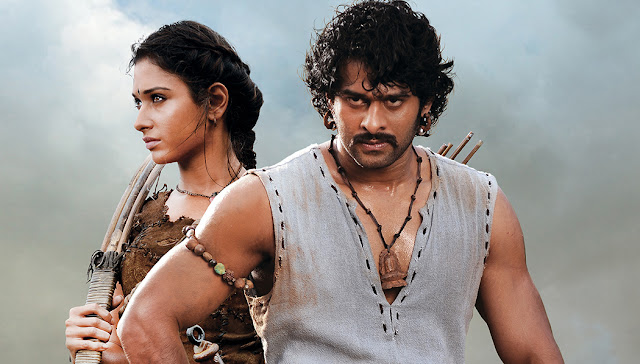 Wallpaper of Prabhas with Tamanna in Bahubali