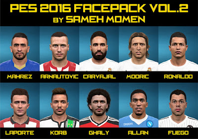 PES 2016 facepack vol.2 by Sameh Momen