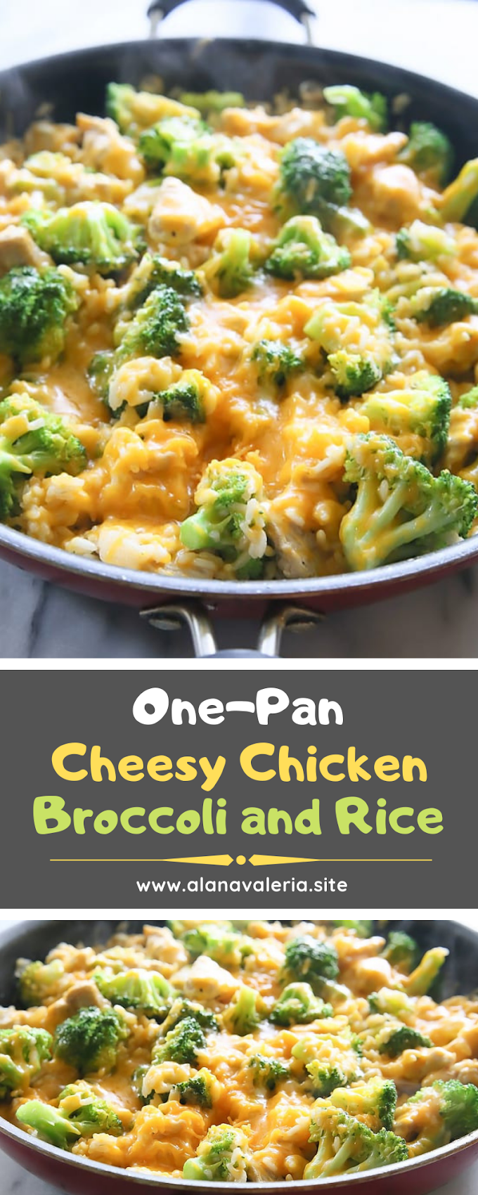 One-Pan Cheesy Chicken, Broccoli, and Rice