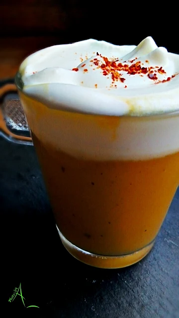 Cappuccino de butternut au paprika...