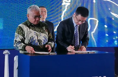 Penandatanganan Kerja Sama Huawei Indonesia dan Kementrian Ketenagakerjaan Indonesia