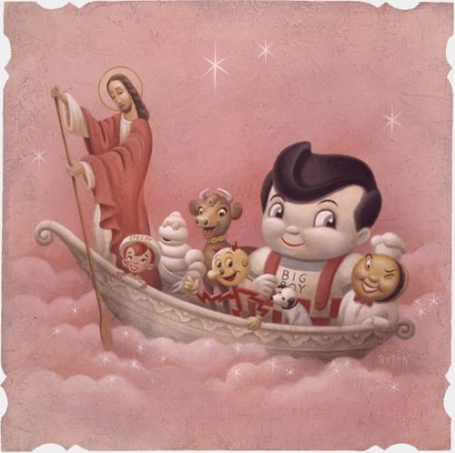 mark ryden pinturas ilustrações infantis surreal macabro cabeção