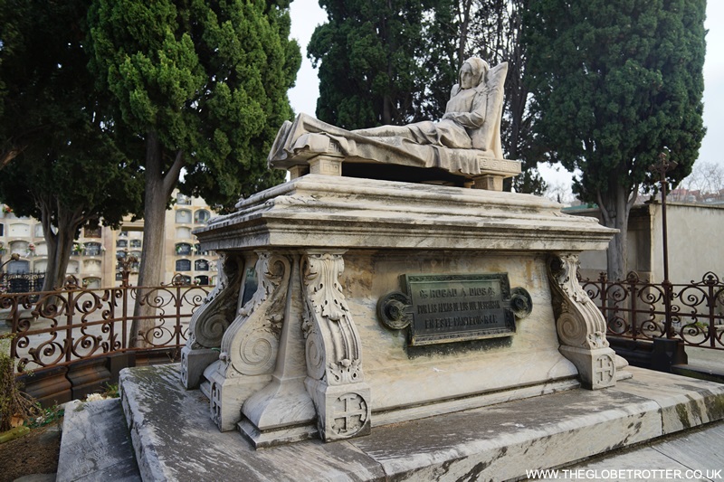 The Reclining Woman at Poblenou Cemetery - Barcelona