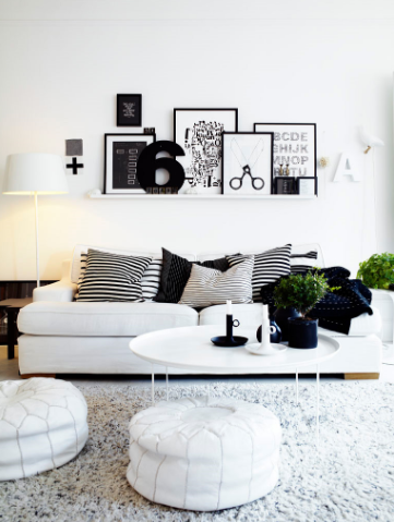 7 WONDERFULL BLACK AND WHITE INTERIOR DESIGNS