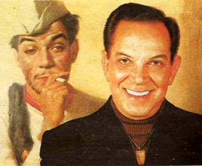 Foto de Cantinflas a color