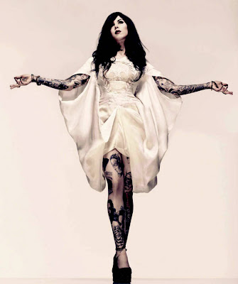 Kat von D Inked at Magazine February 2010