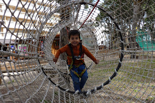 Joel en Bosc Aventura.