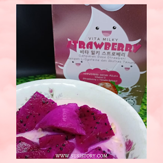 review shinjumi vita milky strawberry