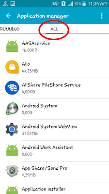 application manager screenshot