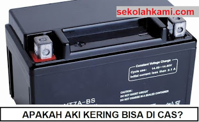 apakah aki kering bisa di cas