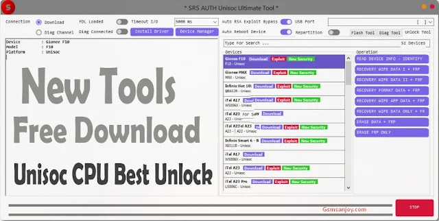 NEW SRS AUTH Unisoc Ultimate Tool Free Download